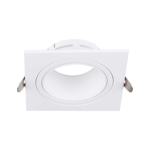 [10297] [VQ226102971] ARO PARA GU10 HIERRO+POLICARBONATO CUERPO BLANCO