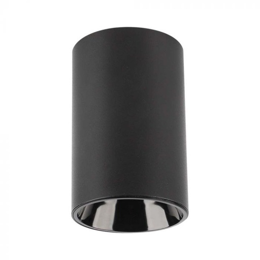 [10380] [VQ226103801] APLIQUE DE SUPERFICIE GU10 REDONDO CUERPO NEGRO