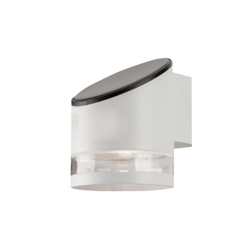 [10395] [VQ226103951] APLIQUE SOLAR LED 1W SMD CUERPO BLANCO IP54 3000K