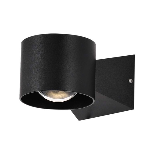 [10446] [VQ226104461] APLIQUE LED 6W CUERPO NEGRO IP65 4000K