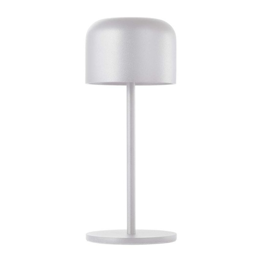 [10449] [VQ226104491] LÁMPARA DE MESA LED 2200MAH BATERÍA D86*H210MM CUERPO NEGRO IP54 2700K+5700K