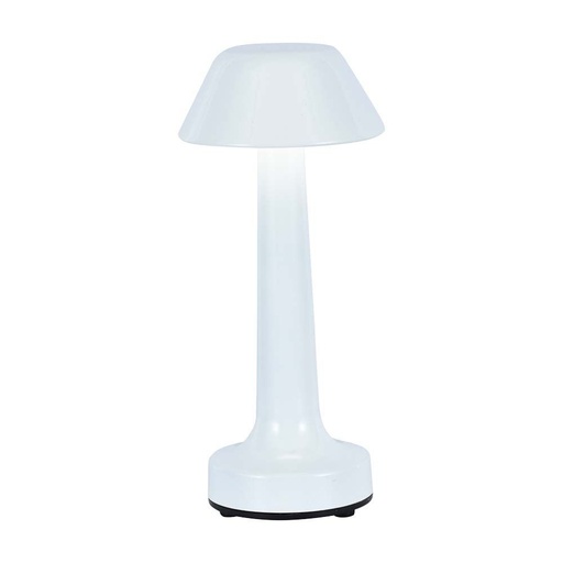 [10569] [VQ226105691] LÁMPARA DE MESA LED 1W D95X225 CUERPO BLANCO CCT