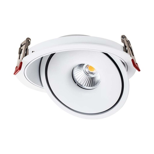[10581] [VQ226105811] DOWNLIGHT LED COB 20W CUERPO BLANCO CCT
