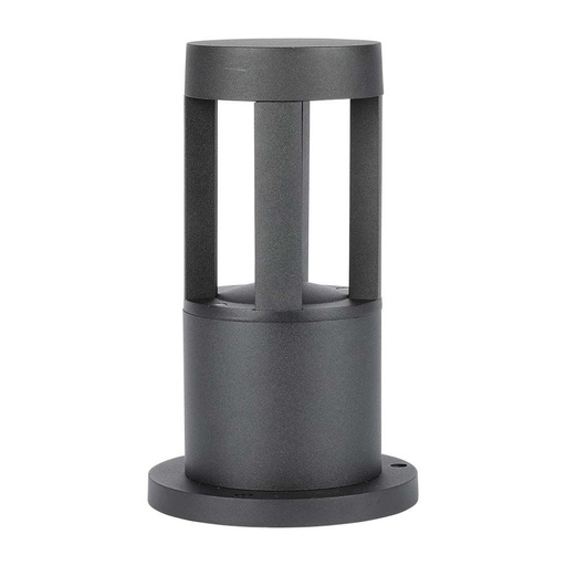 [128324] [VQ2261283241] BALIZA DE JARDÍN LED 10W LED CUERPO NEGRO ALTURA 25CM 6400K