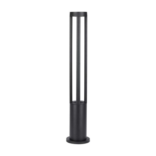 [128333] [VQ2261283331] BALIZA DE JARDÍN LED 10W CUERPO NEGRO ALTURA 80CM 6400K