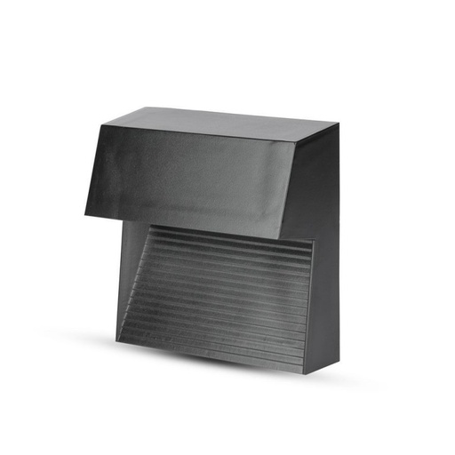 [1399] [VQ22613991] BALIZA PARA PELDAÑO LED 3W CUERPO NEGRO CUADRADO 4000K