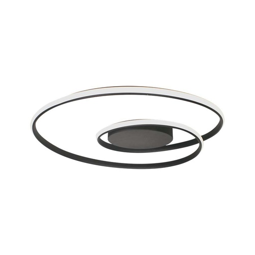 [14990] [VQ226149901] PLAFÓN LED 48W DESIGNER 600*50MM TRIAC NEGRO 3000K REGULABLE