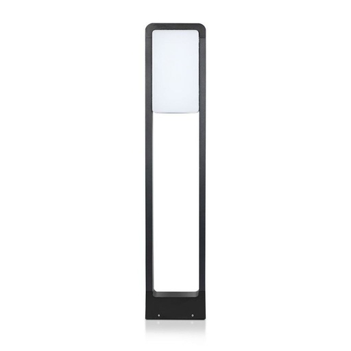 [20115] [VQ226201151] BALIZA DE JARDÍN LED 10W CHIP SAMSUNG CUERPO NEGRO IP65 6400K