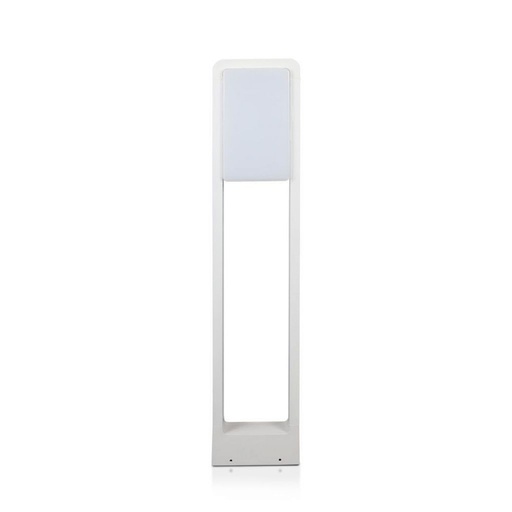 [20118] [VQ226201181] BALIZA DE JARDÍN LED 10W CHIP SAMSUNG CUERPO BLANCO IP65 6400K