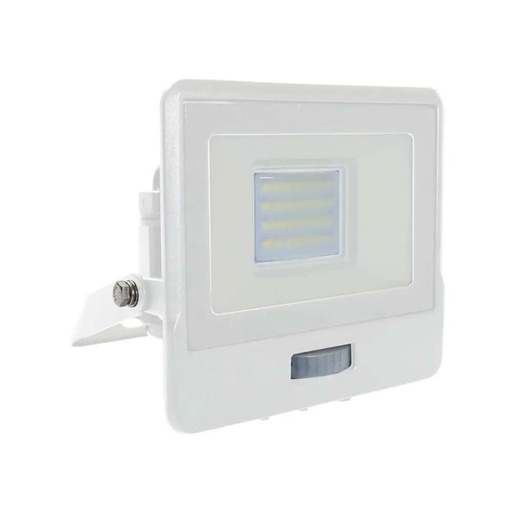 [20273] [VQ226202731] PROYECTOR LED V-TAC 20W CHIP SAMSUNG SMD 1510LM 100° COLOR BLANCO IP65 6500K