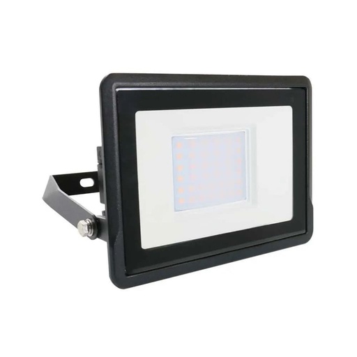 [20312] [VQ226203121] PROYECTOR LED V-TAC 30W CHIP SAMSUNG SMD 2340LM 100° COLOR NEGRO IP65 6400K