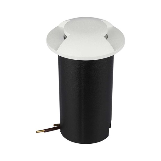 [211465] [VQ2262114651] BALIZA PARA EMPOTRAR EN SUELO 1W BLANCO 2 DIRECCIONES 3000K