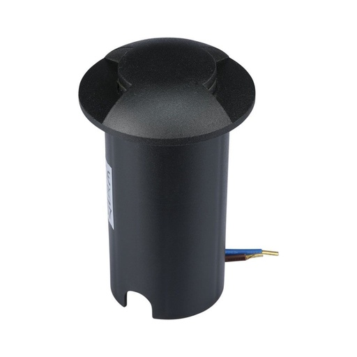 [211466] [VQ2262114661] BALIZA PARA EMPOTRAR EN SUELO 1W NEGRO 2 DIRECCIONES 3000K