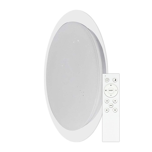 [2114741] [VQ22621147411] PLAFÓN LED 20W/40W/20W MANDO DISTANCIA F400 70MM CUBIERTA ESTRELLAS CCT