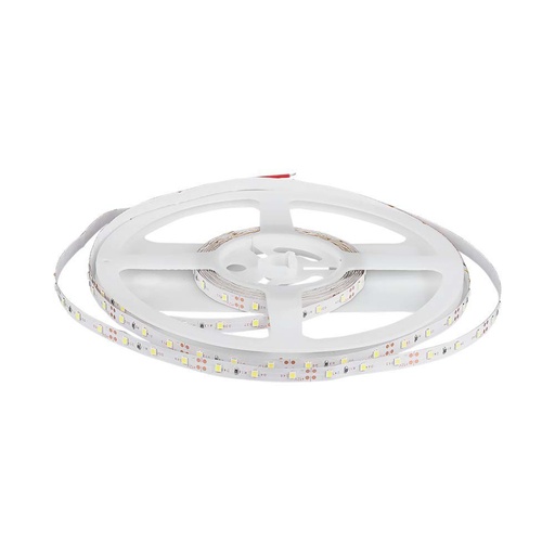 [212009] [VQ2262120091] TIRA LED V-TAC 12V DC 3.6W SMD 3528 60LED/M 400LM/M CRI>80 IP20 AMARILLO (Rollo de 5 metros)