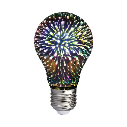 [212704] [VQ2262127041] BOMBILLA LED 3W E27 FILAMENTO 3D A60 3000K
